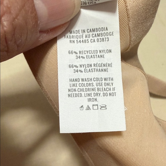 Aerie Real Sunnie Strapless Cream Beige Underwire Bra, Size 36DD. NWT - Picture 10 of 11